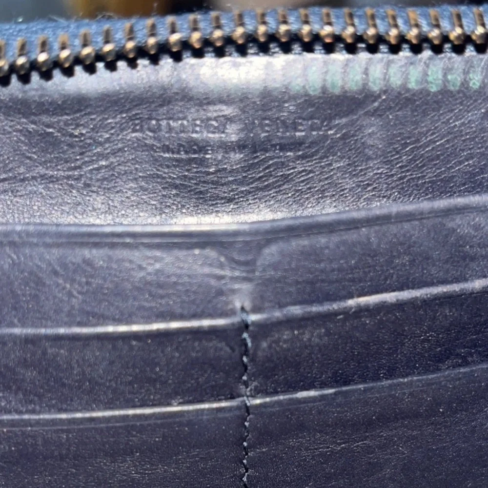 Bottega Veneta Perforated Long zip wallet